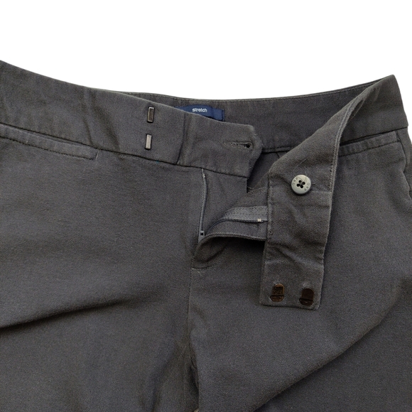 Gap Hadley Pants Womens Size 4 Grey Stretch Low Rise Flare Leg Trouser Bootcut - Picture 4 of 11